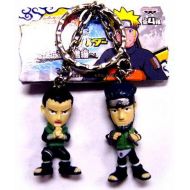 Toywiz Naruto PVC Shikamaru & Asuma 1.5-Inch Keychain