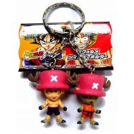 Toywiz Dragon Ball Z One Piece Chopper & Krillin 1.5-Inch PVC Keychain