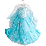 Toywiz Disney Frozen Elsa Winged Sleeve Dress Dress Up Toy [Size 4]