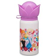 Toywiz Disney Frozen Aluminum Water Bottle [Purple Flower Top]