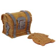 Toywiz Fortnite EMPTY Chest with 2x Building Material Pieces 3-Inch Loot Chest [Loose]