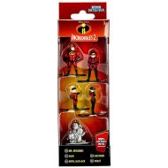 Toywiz Incredibles 2 Nano Metalfigs Mr. Incredible, Dash, Metal Jack-Jack, Elastigirl & Violet Diecast Figure 5-Pack DS06, DS62, DS63, DS16 & DS61