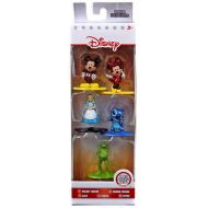 Toywiz Disney Nano Metalfigs Mickey Mouse, Minnie Mouse, Alice, Stitch & Kermit 1.5-Inch Diecast Figure 5-Pack