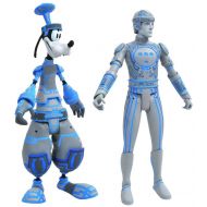 Toywiz Disney Kingdom Hearts Series 3 Space Paranoids Goofy & Tron with a Shadow Action Figure Set