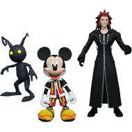 Toywiz Disney Kingdom Hearts Select Mickey Mouse, Axel & Shadow Action Figures
