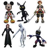 Toywiz Disney Kingdom Hearts Select Sora, Dusk, Soldier, Mickey Mouse, Axel & Shadow Action Figures