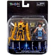 Toywiz Aliens Minimates Power Loader 2-Inch Minifigure Deluxe Set [with Ripley and Battle-Damaged Alien]