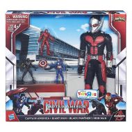 Toywiz Civil War Miniverse Captain America, Giant Man, Black Panther & Iron Man Exclusive Action Figure 4-Pack