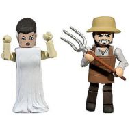Toywiz Universal Monsters MiniMates The Bride of Frankenstein & Villager Exclusive Minifigure 2-Pack