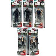 Toywiz McFarlane Toys The Walking Dead AMC TV Series 4 Set of 5 Action Figures
