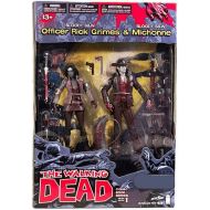 Toywiz McFarlane Toys The Walking Dead Comic Bloody Black & White Rick Grimes & Michonne Exclusive Action Figure 2-Pack