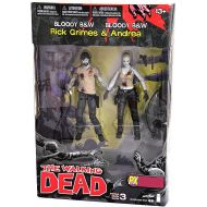 Toywiz McFarlane Toys The Walking Dead Comic Series 3 Rick Grimes & Andrea Exclusive Action Figure 2-Pack [Bloody Black & White]