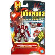 Toywiz Iron Man 2 Concept Series Inferno Mission Iron Man Action Figure #13