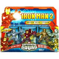 Toywiz Iron Man 2 Superhero Squad Armor Evolutions Action Figure 3-Pack