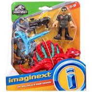 Toywiz Jurassic World Imaginext Dr. Malcolm & Dimetrodon Figure Set [Damaged Package]