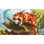 Toywiz KeyForge Unique Deck Game Call of the Archons Mighty Tiger Playmat KFS08