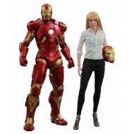 Toywiz Iron Man 3 Movie Masterpiece Pepper Potts & Mark IX Armor Collectible Figure