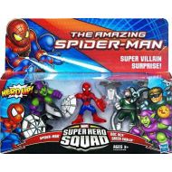 Toywiz The Amazing Spider-Man Super Hero Squad Super Villan Surprise Mini Figure 3-Pack