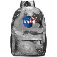 Tpnamop NASA Logo Galaxy School Backpack Bookbag For School College Student Travel Busines