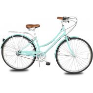Tracer Osaka Hybrid Bikes, Steel Frame, Shimano Nexus Inter 3/7 Speed, Brown Seat Brown Grips, Road Bike, City Bike, Multiple Colors