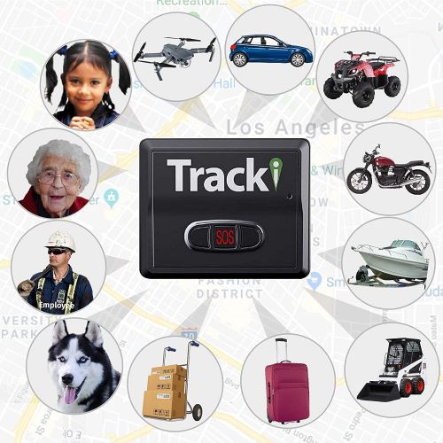  Tracki 2022 model 4G LTE Mini GPS Tracker magnetic. Unlimited distance US & worldwide. For Vehicles, Car, Kids, Elderly, Dogs, Motorcycle. Small Portable real time Tracking Device.