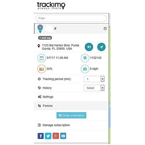 GPS Tracker Trackimo 2019 Model, No monthly fee. Mini Real-time Full USA, CA & Worldwide Coverage. 1 Year Data Plan Included. Cars, Kids, Pet, Drone, Vehicle spy. Small Portable GP