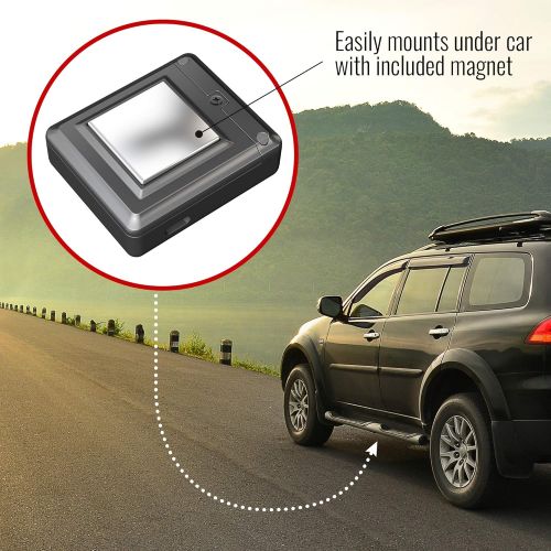  GPS Tracker Trackimo 2019 Model, No monthly fee. Mini Real-time Full USA, CA & Worldwide Coverage. 1 Year Data Plan Included. Cars, Kids, Pet, Drone, Vehicle spy. Small Portable GP