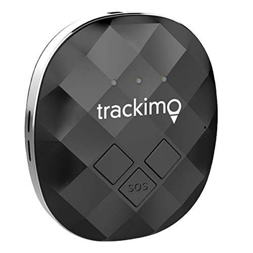  Trackimo Guardian Mini Portable Real Time Personal GPS Tracker for Vehicles, Pets, and Children, Full Worldwide Coverage with App for Android and iPhone, Long Lasting Battery Life.