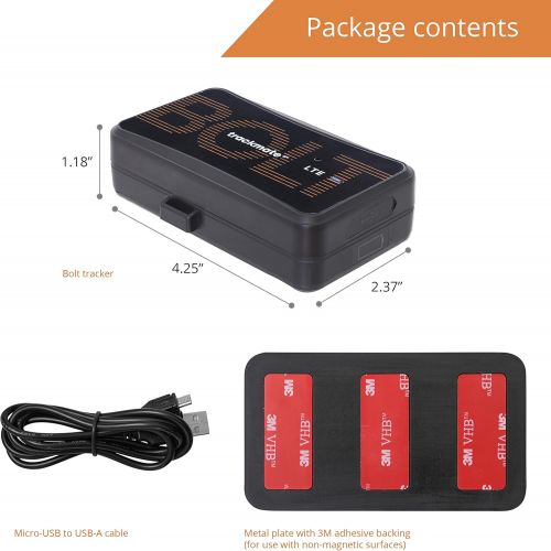  TrackmateGPS BOLT LTE 4G Waterproof Magnet Mount GPS Tracker, Assets, Equipment, Trailers, Chassis, Containers, Campers. Up to 3 Year Battery Life. Plans from 9.99/m. No contract.