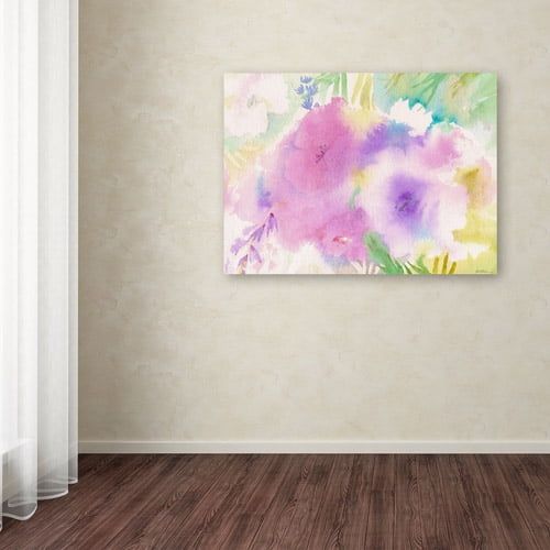  Trademark Art Trademark Fine Art Purple Magic Canvas Art by Sheila Golden