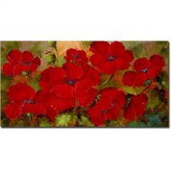 Trademark Art Trademark Fine Art Poppies Canvas Art by Rio