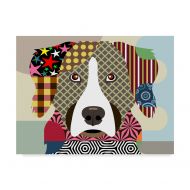 Trademark Art Trademark Fine Art Bernese Mountain Dog Canvas Art by Lanre Adefioye