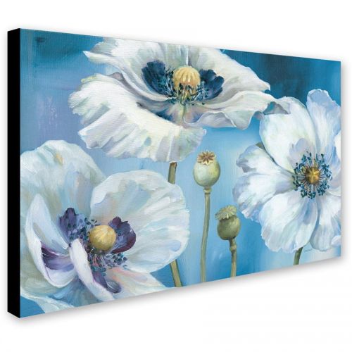  Trademark Art Trademark Fine Art Blue Dance I Canvas Art by Lisa Audit