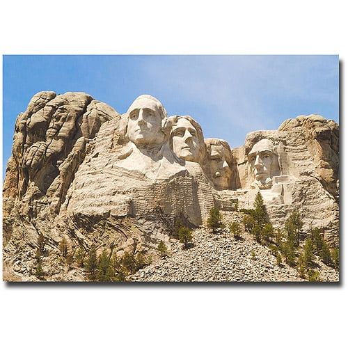  Trademark Art Trademark Fine Art Mount Rushmore Canvas Wall Art by Ariane Moshayedi