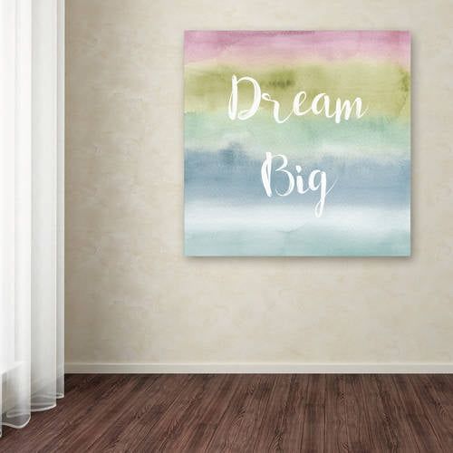  Trademark Art Trademark Fine Art Rainbow Seeds XIV Cool Dream Canvas Art by Lisa Audit