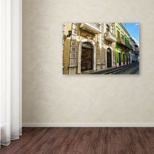  Trademark Art Trademark Fine Art Old San Juan 8 Canvas Art by CATeyes