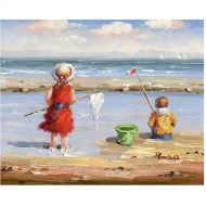 Trademark Art Trademark Fine Art At the Beach II Canvas Art, 26x32