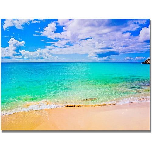  Trademark Art Maho Beach Canvas Wall Art by Preston