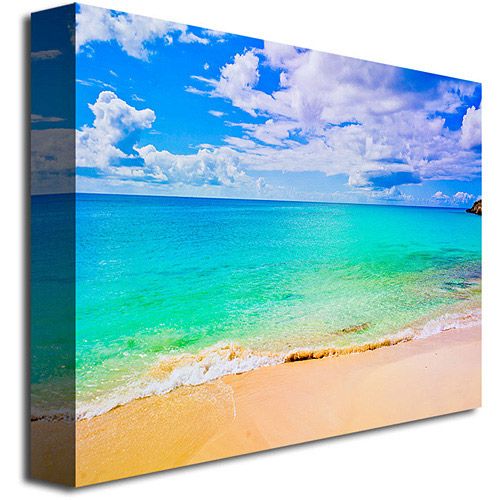  Trademark Art Maho Beach Canvas Wall Art by Preston