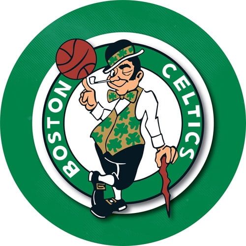  Trademark Gameroom Boston Celtics NBA Billiard Cue Rack with Mirror