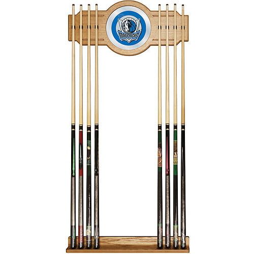  Trademark Games Dallas Mavericks NBA Billiard Cue Rack with Mirror