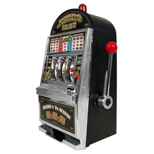  Trademark Global Jumbo Slot Machine Bank Replication