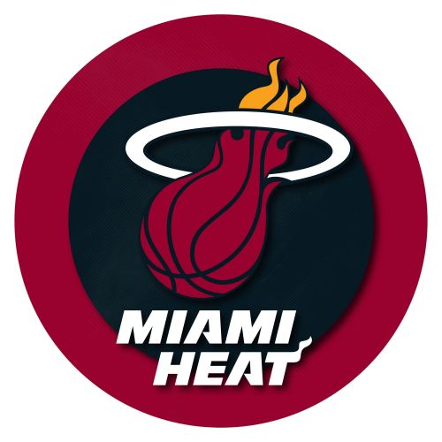  Trademark Global Miami Heat NBA Billiard Cue Rack with Mirror