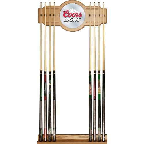  Trademark Global Coors Banquet Original 2-Piece Wood and Mirror Wall Cue Rack