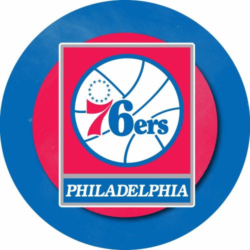  Trademark Global Philadelphia 76ers NBA Billiard Cue Rack with Mirror