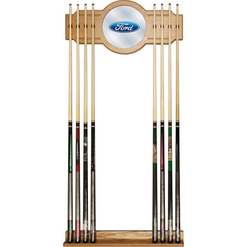  Trademark Global Ford Cue Rack with Mirror, Ford Oval