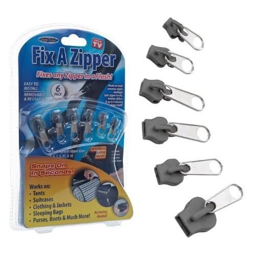  Handy Trends 82-02133GY Fix A Zipper - Grey - As Seen on TV by Trademark Global