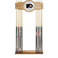 Trademark Global Trademark Gameroom NHL Philadelphia Flyers Cue Rack with Mirror