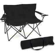 Trademark Innovations Loveseat Style Double Camp Chair, 40