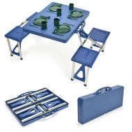 Trademark Innovations Portable Folding Picnic Table with 4 Seats